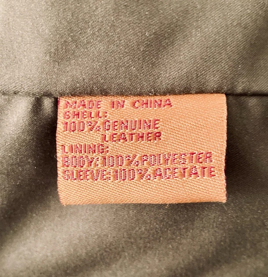 The Territory Ahead Men's 100% Genuine Leather Jacket Black Size XL - Image 4 of 4