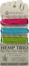 Marchenart Hemp Trio Col.223 Fes 3 Color Cord Set 1.8mm 2m Macrame
