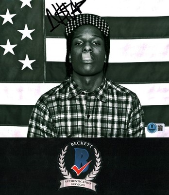 ASAP Rocky Autographed Signed 8x10 Photo Long Live A$AP Rapper Ferg BAS COA