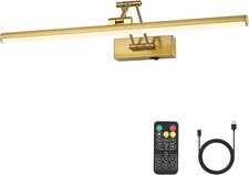 Rechargeable Wireless Picture Light with Remote - 23.62" Brass Art Lighting