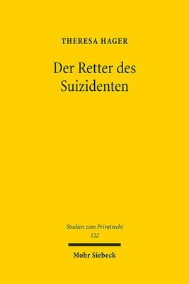 Der Retter des Suizidenten | Theresa Hager | 2024 | deutsch