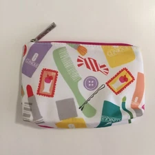 CLINIQUE Cosmetic Makeup Accessories Travel Bag Pouch Candy Hair Pin Design