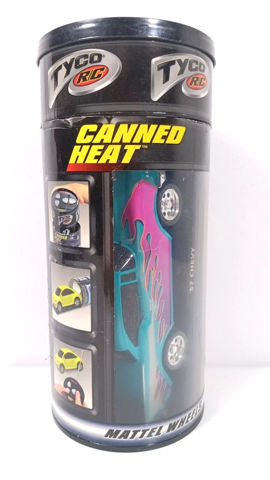 Mattel Wheels Tyco R/C Canned Heat 57 Chevy 1999 Slot Car Foto 2 de 4