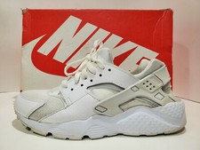 Nike Huarache Run GS Youth Sneakers Shoes White/White-Pure Platinum 654275-110