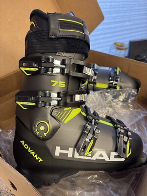 Head Advant Edge 75 Ski Boots NIB Size 25.5