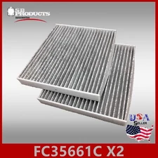 FC35661C(CARBON) 2PC/SET C35661 CABIN AIR FILTER ~06-09 AZERA & 2006-08 SONATA