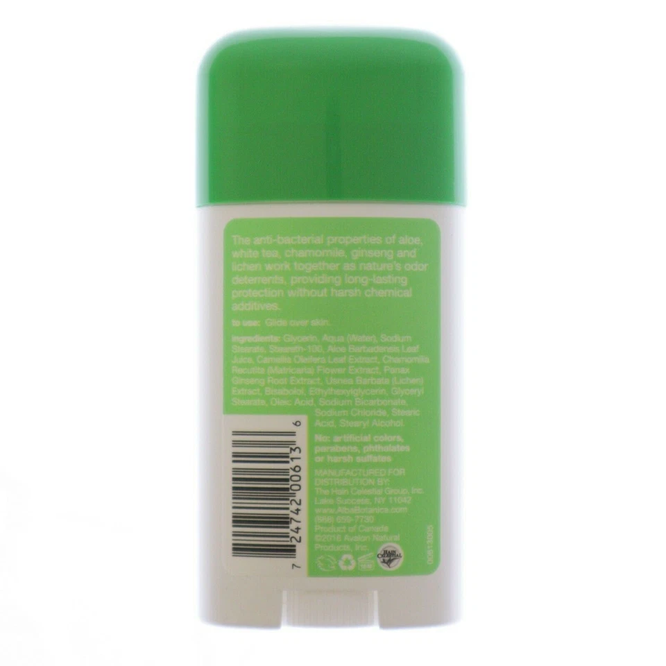 Alba Botanica Aluminum Free Clear Aloe Deodorant Stick Unscented 2oz (57g) - Image 2 of 2