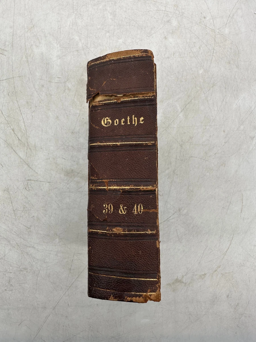 Antiquarian & Collectible Johann Wolfgang von Goethe Books in