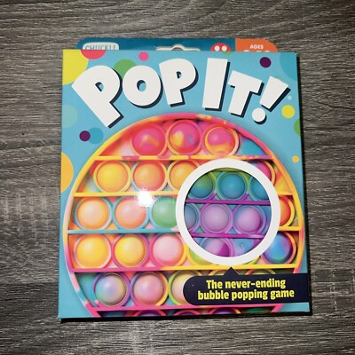 Chuckle & Roar Pop It! Fidget and Sensory Game Tie Dye Lot of 11 Free Shipping