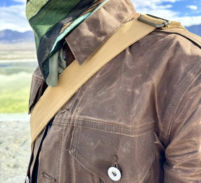 Mens Retro American Western Casual Vintage Style Waxed