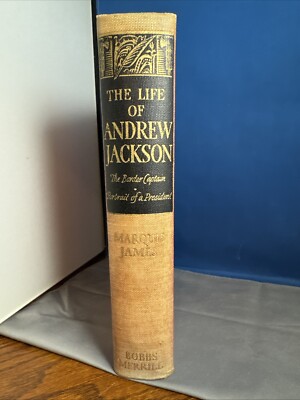 The Life of Andrew Jackson | Marquis James (1938) Bobbs-Merrill HC *VF*