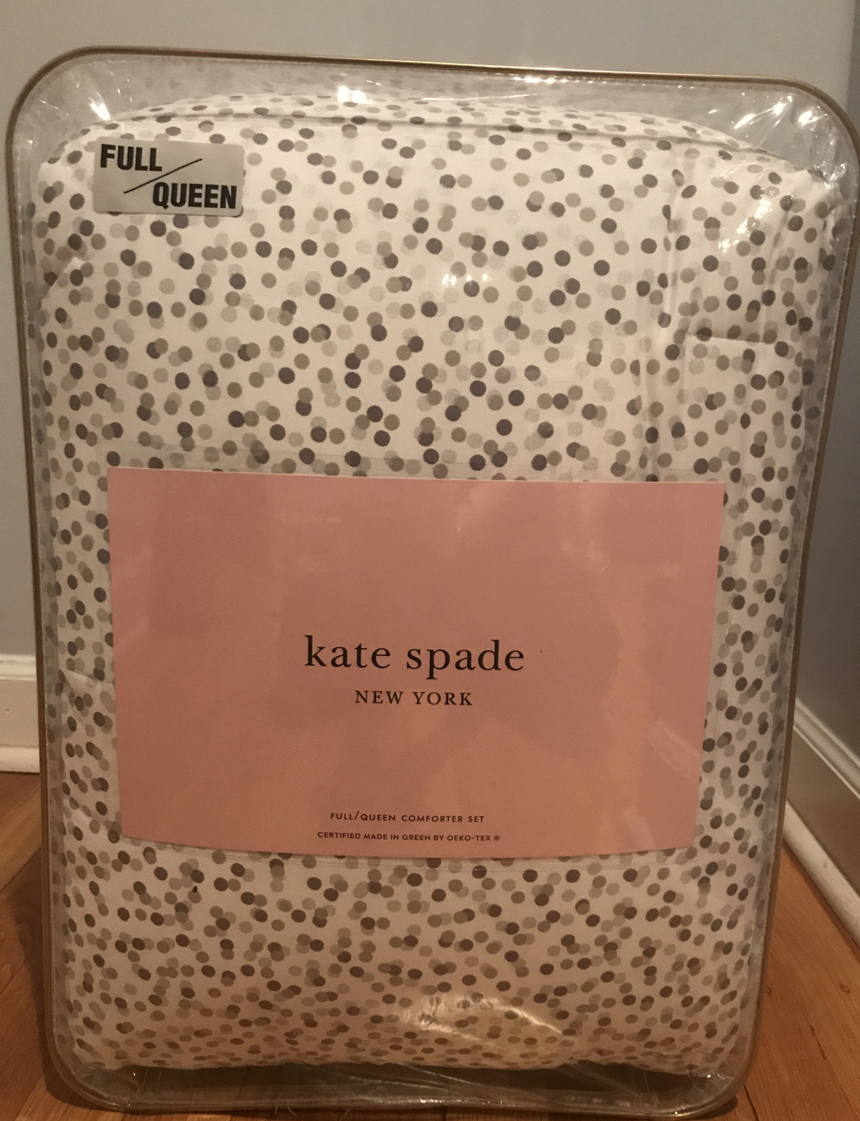 kate spade confetti dot comforter set