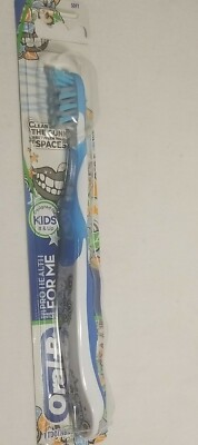 Oral-B Kids Toothbrush ProHealth Jr Soft Bristles Blue & White  with Stars NEW