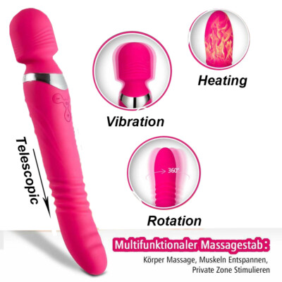 Big Vibrators Strong vibrating Thrusting Vibe Dildo G-spot Sex Machine for  Women