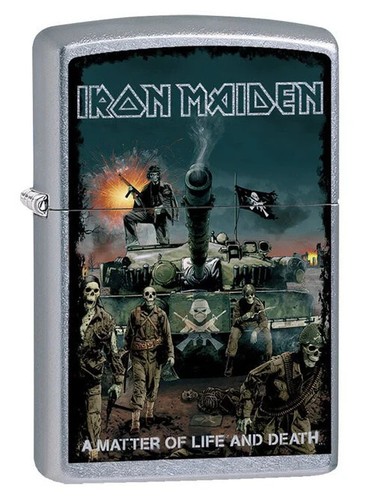 ZIPPO IRON MAIDEN Lighter LIFE OR DEATH A Matter of 80911 MINT New SEALED