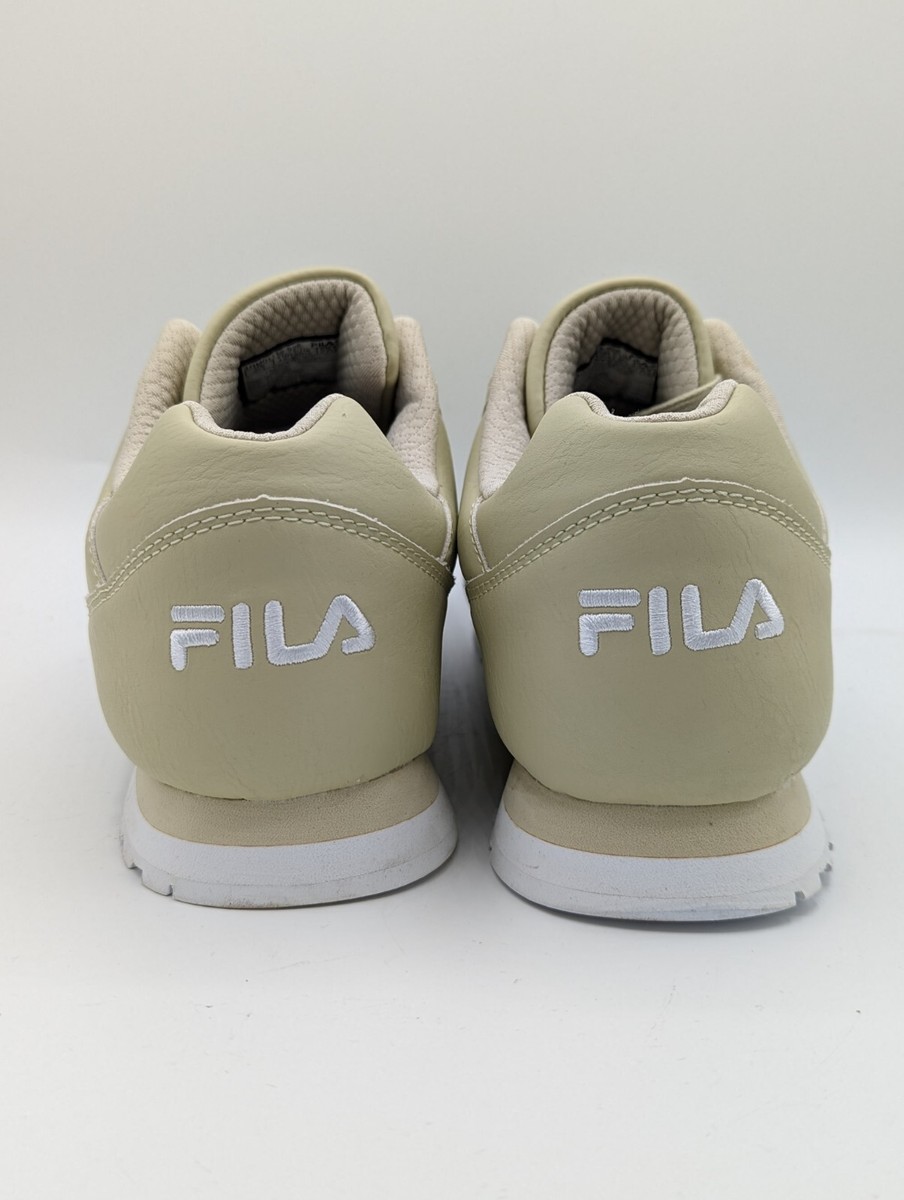 NEW Mens Fila Cress Distress Tan/Cream Walking Casual  display picture 1