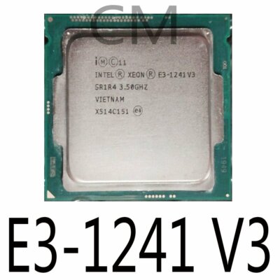 Intel Xeon E3-1241 V3 3.50GHz 8MB LGA-1150 Quad-Core SR1R4 CPU Processor