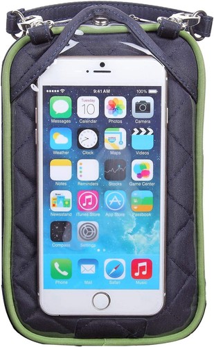 Seattle Seahawks Quilted Purse Plus Touch XL Crossbody Bag w/ Shoulder Strap - Picture 4 of 4