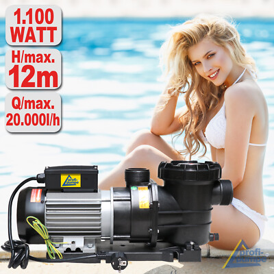 SCHWIMMBAD PUMPE FILTERPUMPE UMWÄLZPUMPE POOL PUMP SWIMMINGPOOL FILTER PUMPE