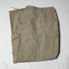 Propper Tactical Cargo Pants Men Size 42X32 Khaki Beige Rip Stop Straight Leg