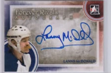 2012-13 In the Game Forever Rivals Series Autographs A-LM Lanny McDonald SP Aut