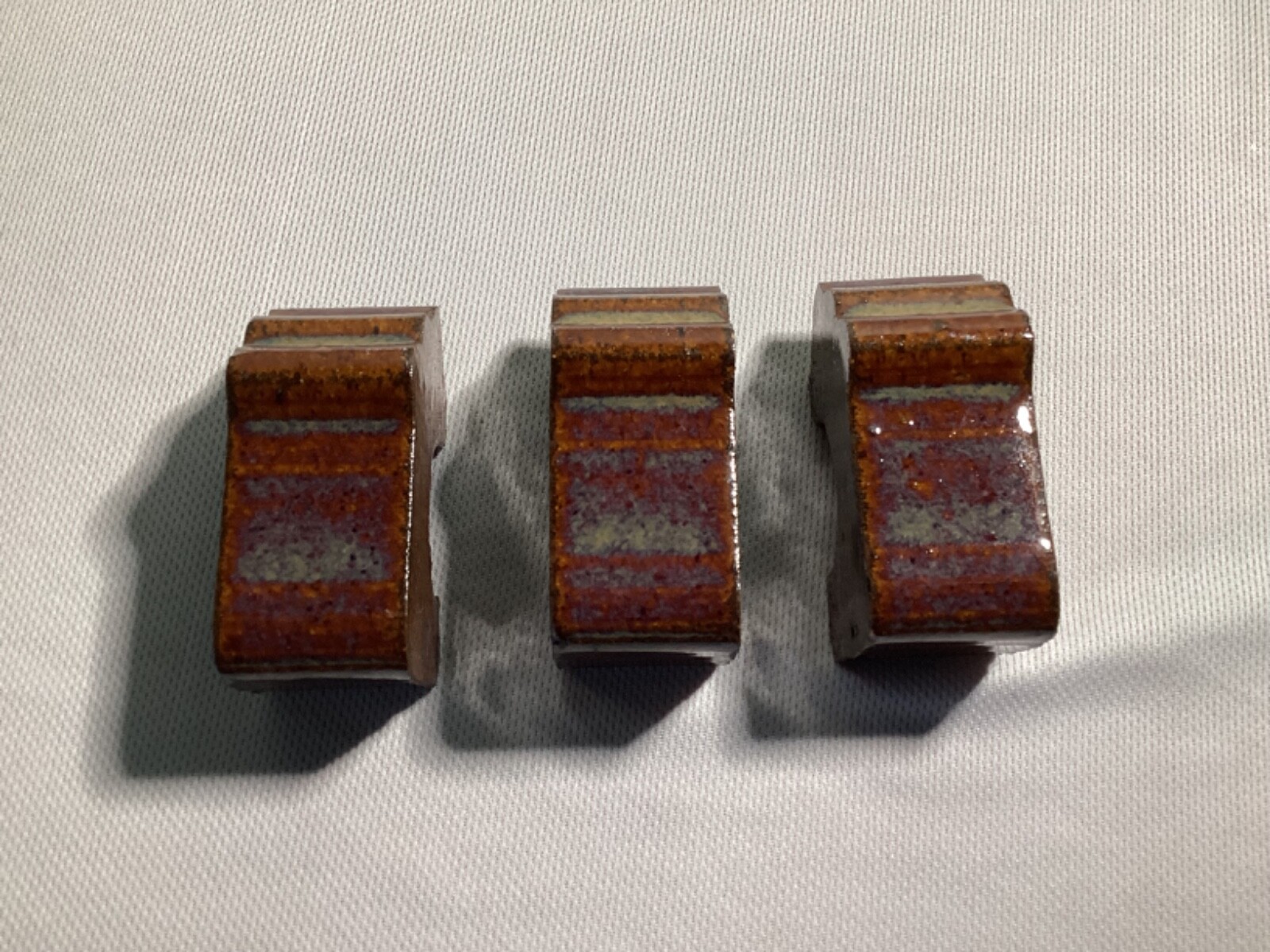 Brown Glazed Plant Pot Feet eBay