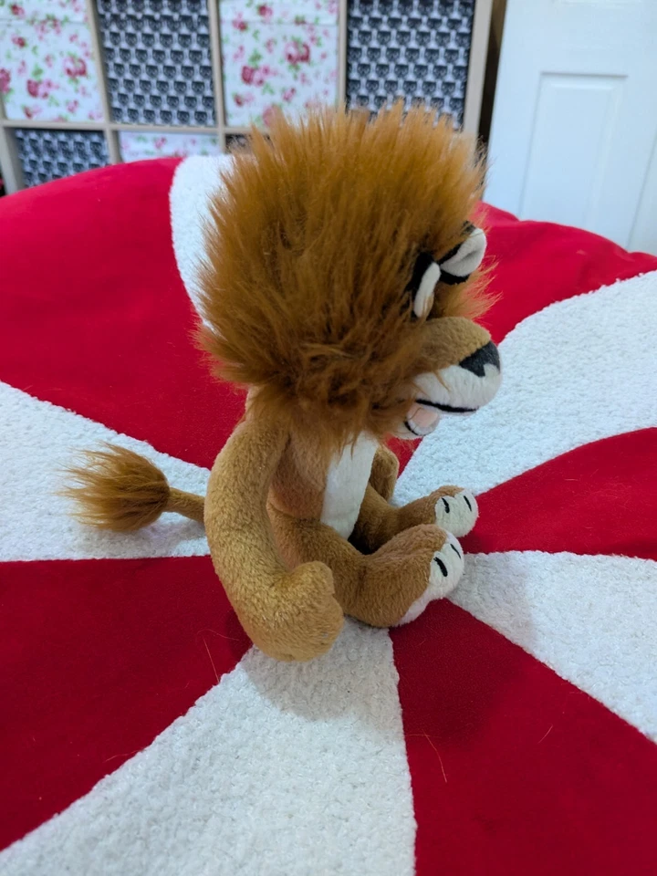 TY BEANIE Vintage Alex The Lion 2008 From Madagascar Soft Plush Toy 6" RARE - image 3 of 4