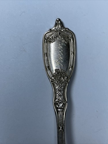 GORHAM BALZAC STERLING SILVER 5 1/4" FIVE O'CLOCK TEASPOON - MONOGRAMMED - Picture 9 of 10