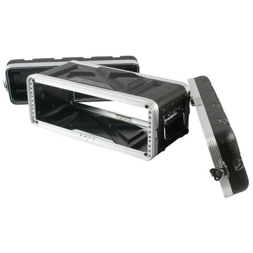 NEW 3U Portable Shallow 19" Rack Road Case ABS Carrying Box Pro