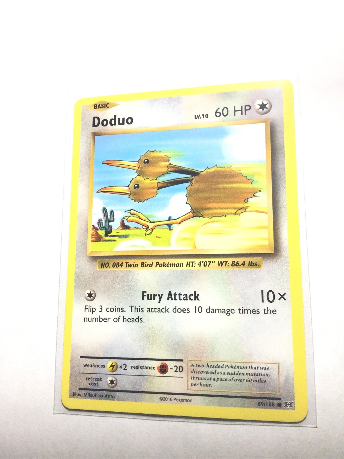 DODUO - 69/108 - XY Evolutions - Pokemon Card - NM