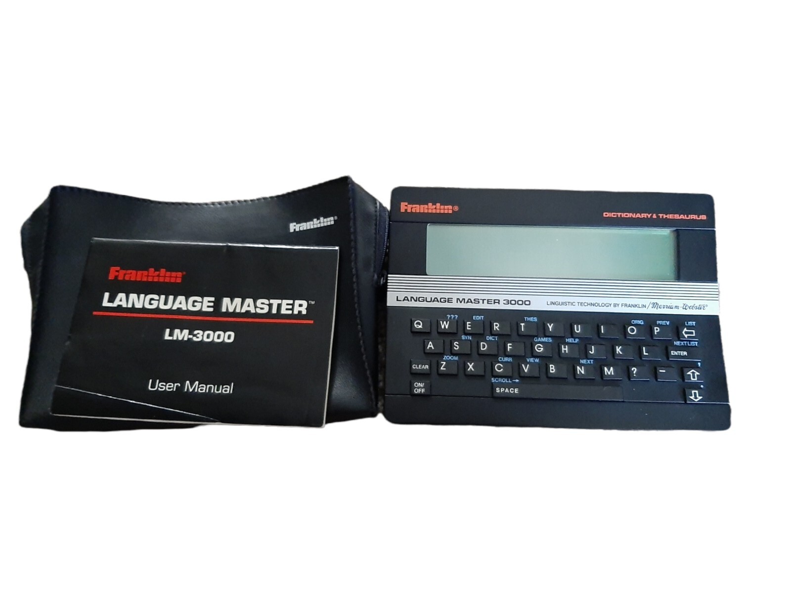 Franklin Language Master [LM3000] Dictionary/ Thesaurus/Games Tested