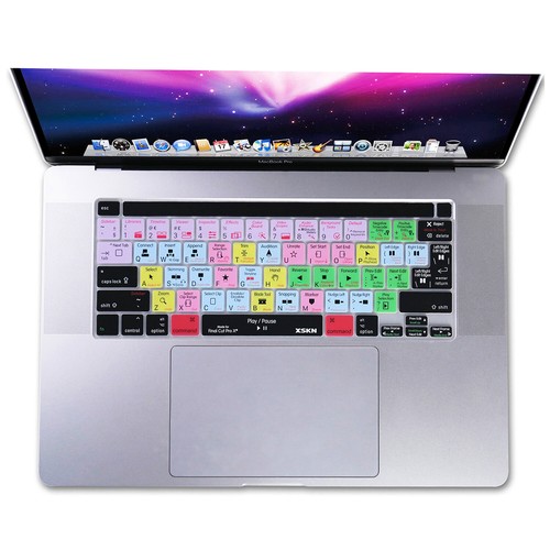 XSKN Final Cut Pro Shortcuts Keyboard Cover for Macbook Pro 13.3"/16" Touch Bar - Picture 12 of 15
