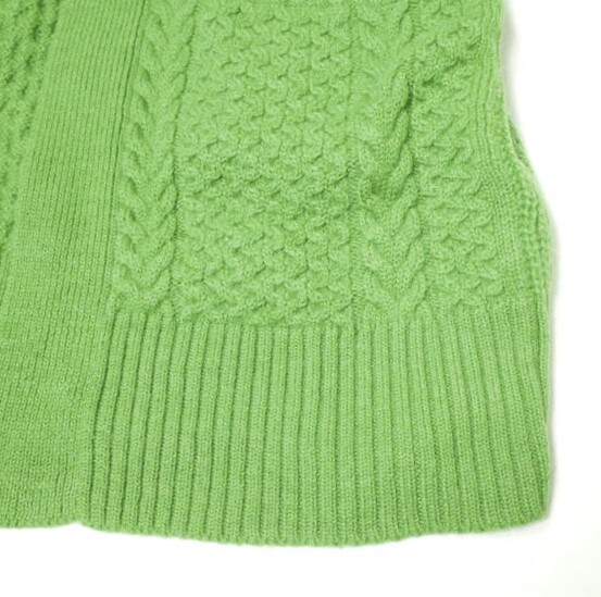 BATONER x BEAMS 19AW WOOL ALPAKA CABLE CARDIGAN BN-19FL-042