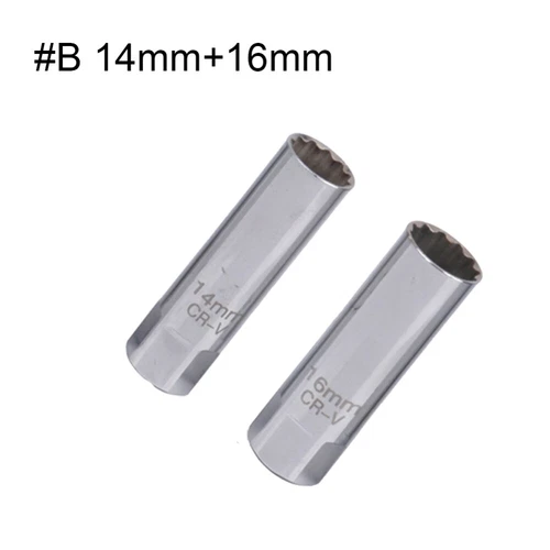 14/16mm Universal Thin Wall Joint Spark Plug Socket Magnetic Wrench Removal Tool - Picture 19 of 20