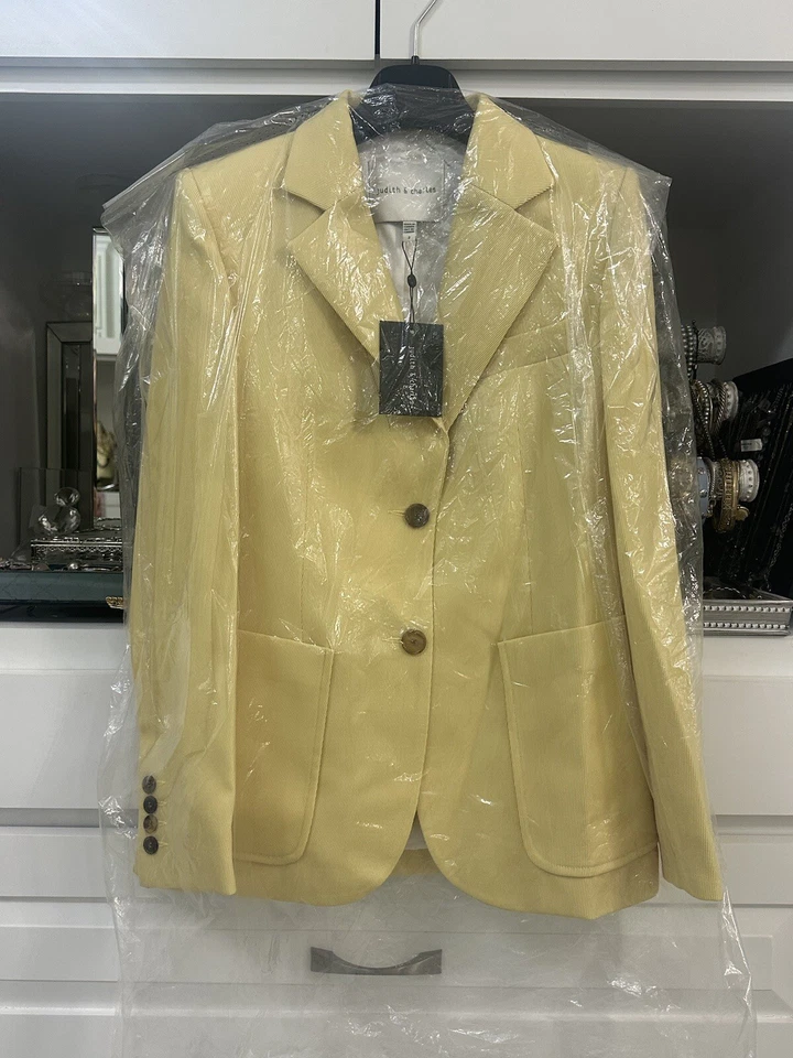 Nueva chaqueta blazer Judith & Charles Laduree para mujer - Banana 433-1869 - talla 02 Foto 4 de 4