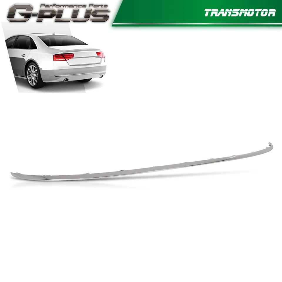 AU1144100 parachoques trasero cromado apto para 11-14 Audi A8 Quattro 4H08074432ZZ Foto 2 de 4