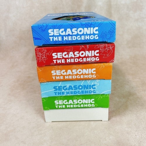 Juego de 6 corbatas de cuello SEGA Sonic the Hedgehog 1994 sin usar de colección limitada Japón rara - Imagen 16 de 18