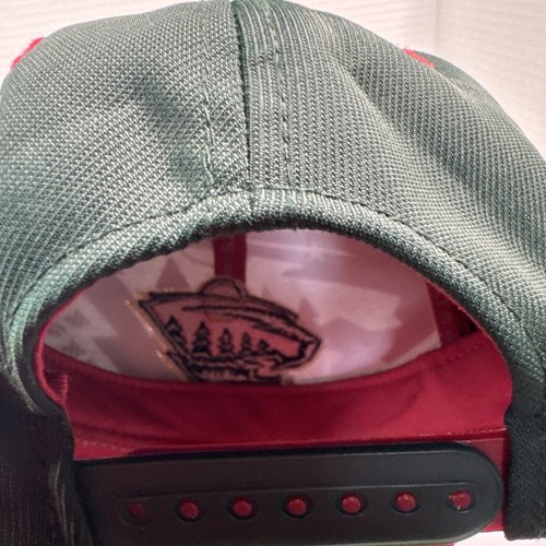 Casquette snapback Zephyr NHL Minnesota Wild vert rouge argent - Photo 3/6