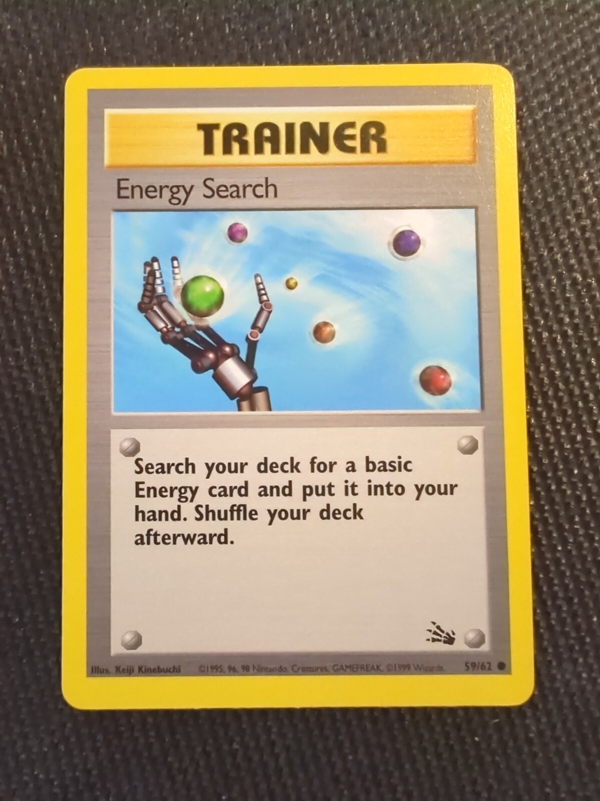 Pokémon TCG Energy Search Fossil 59 Regular Unlimited Common NM