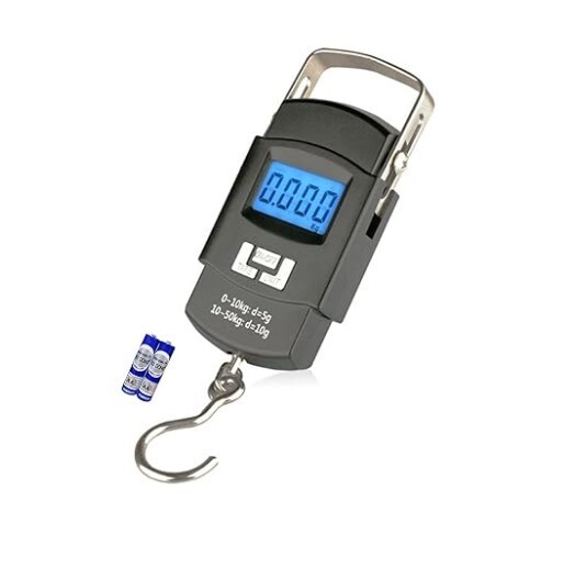 Básculas digitales gancho para colgar equipaje báscula electrónica para carpas 50 kg Reino Unido