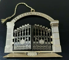 Texas State Capitol Ornament 2003 FRONT GATES OF THE STATE CAPITOL  