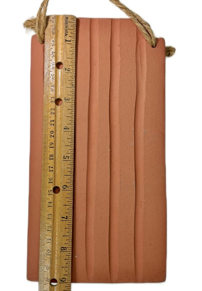 Estoy de vuelta en mi jardín Por favor ven alrededor placa de terracota azulejo Foto 4 de 4