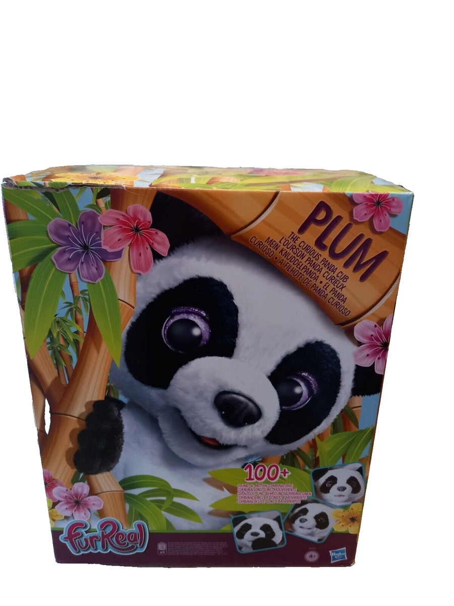 BOXED****Furreal Plum The Curious Panda Bear Interactive Plush Toy