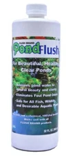 32 oz Flush Brand Pond Flush Bacteria Water Treatment for Pond Clarity-Fish Safe