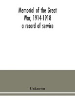 Unknown | Memorial Of The Great War, 1914-1918 | Taschenbuch | Englisch (2020)
