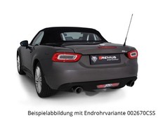 Remus Duplex Racing-Anlage Fiat 124 Spider 1.4l 103kW 2x102mm schräg Remus Duplex Racing-Anlage Fiat 124 Spider 1.4l 103kW 2x102mm schräg