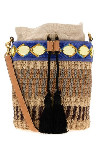 VALENTINO GARAVANI Raffia Bucket Bag New & Authentic