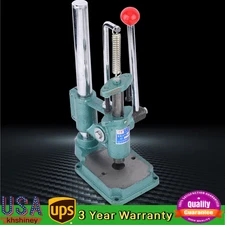 Manual Leather Hole Puncher Hand Punch Machine Embossing Imprinting Press Tool