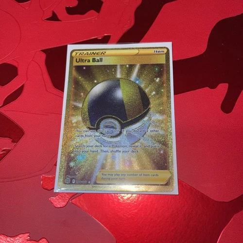*MINT* - Ultra Ball (Secret) 186/172 Brilliant Stars Holo Pokémon TCG