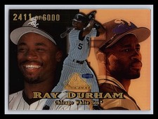 1999 Flair Showcase #137 Ray Durham Row 1 Showcase Parallel #/6000 White Sox